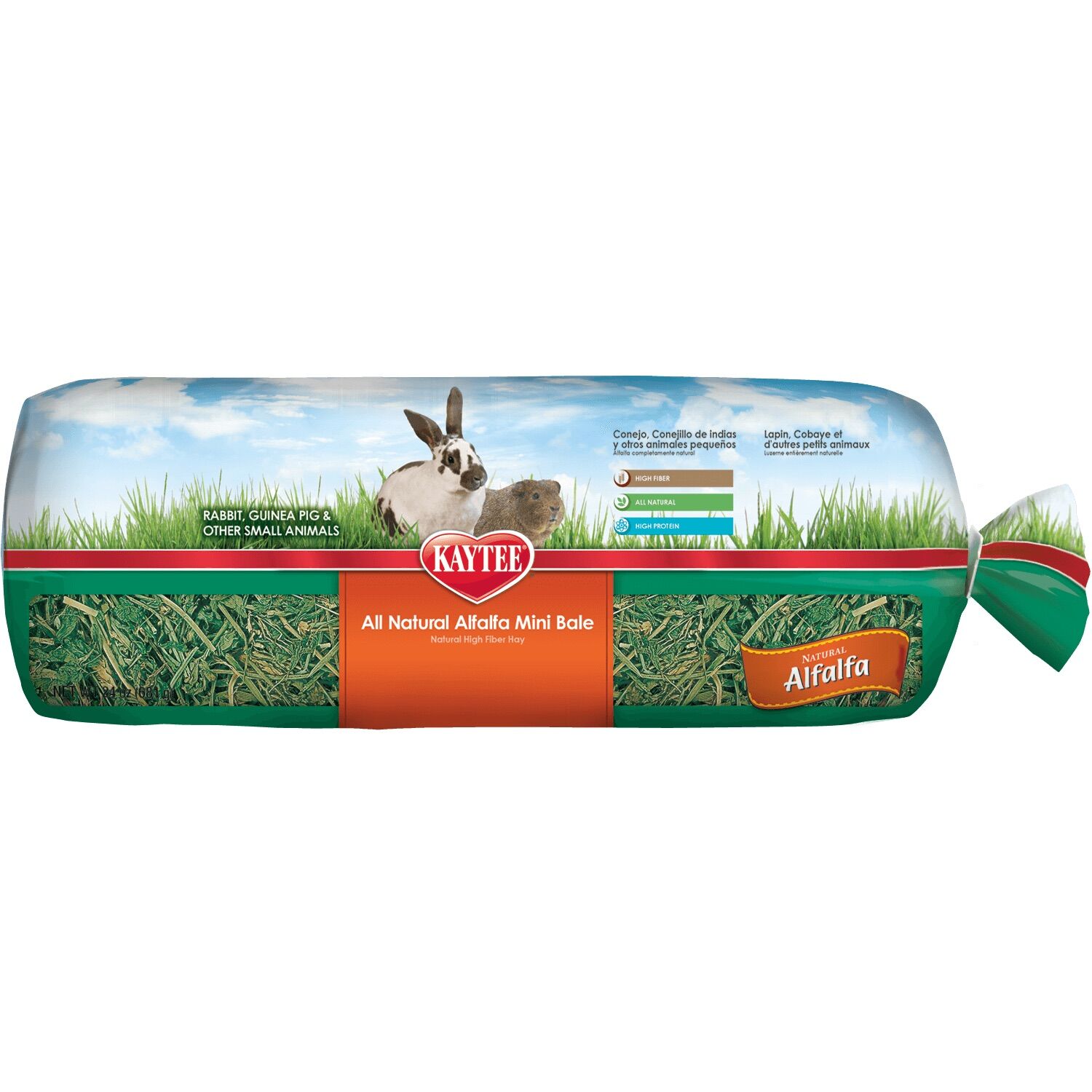Kaytee All Natural Alfalfa Hay Mini Bale, 24-Oz