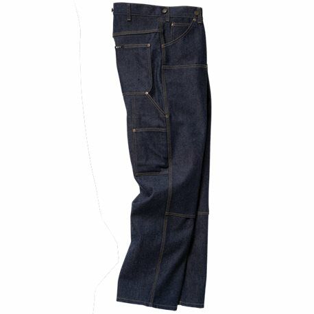 Indigo Denim Logger Dungarees, Relaxed Fit