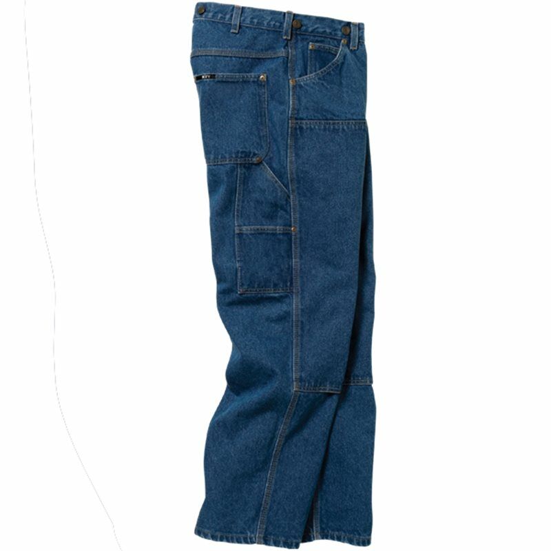 Indigo Denim Logger Dungarees, Relaxed Fit