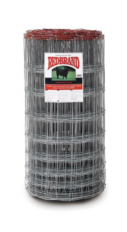 39-In x 330-Ft Square Deal® Field Fence Wire Fencing Galvanized 12.5-Gauge Style #939-6-121/2