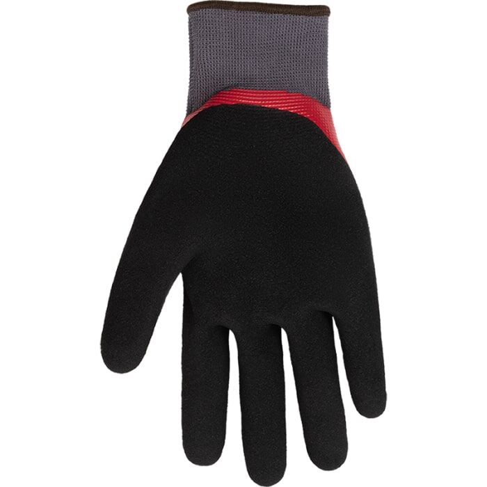 Kinco HydroFlector Waterproof Polyester Knit Shell & Double-Coated Nitrile Gloves in Red