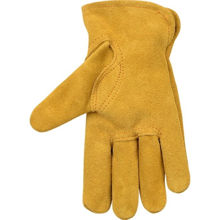 Kinco Kids' Suede Cowhide Driver in Golden