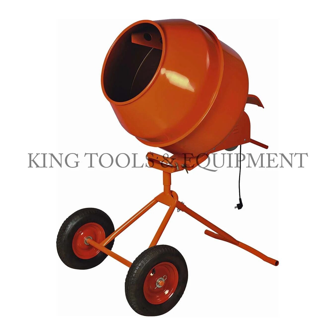 King Tools & Equipment Portable Vertical Cement Mixer, 8-Cu Ft