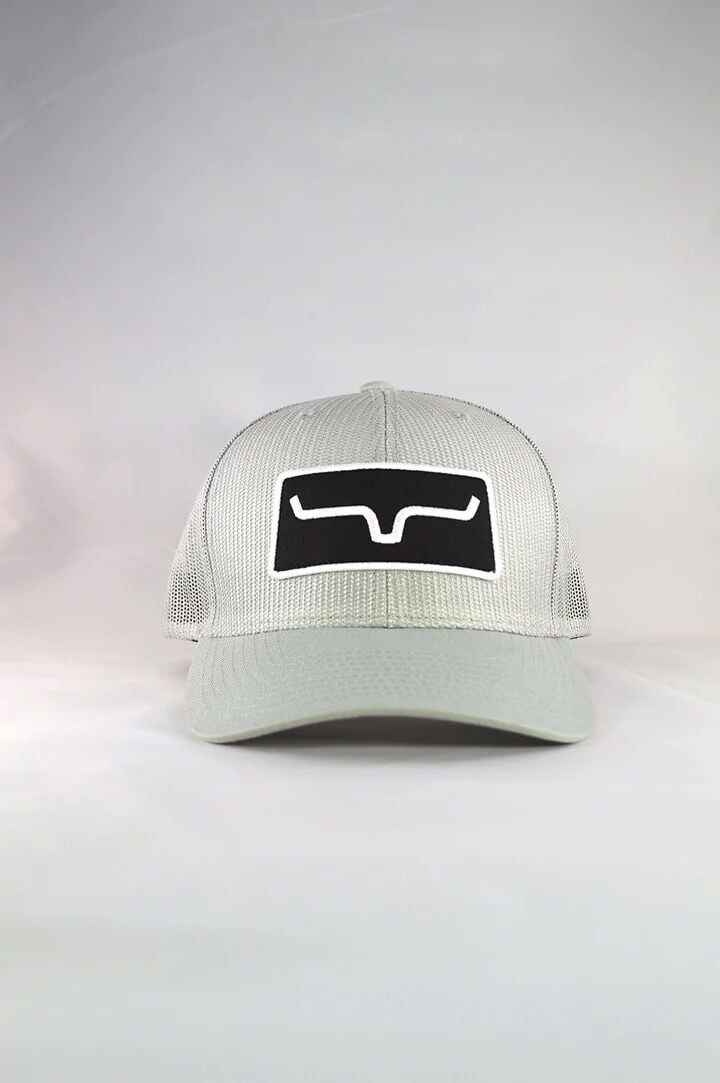 All Mesh Trucker Hat in Silver 