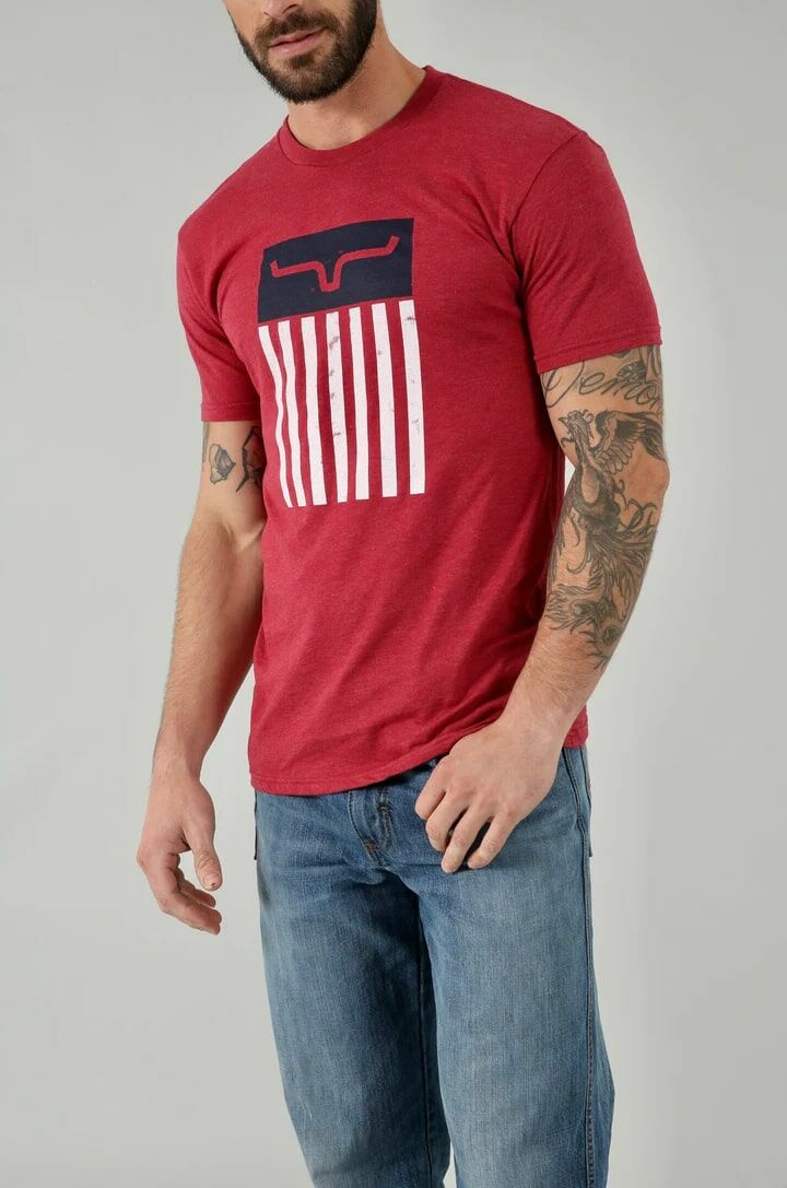 Kimes Ranch Men's Cody T-Shirt in Red