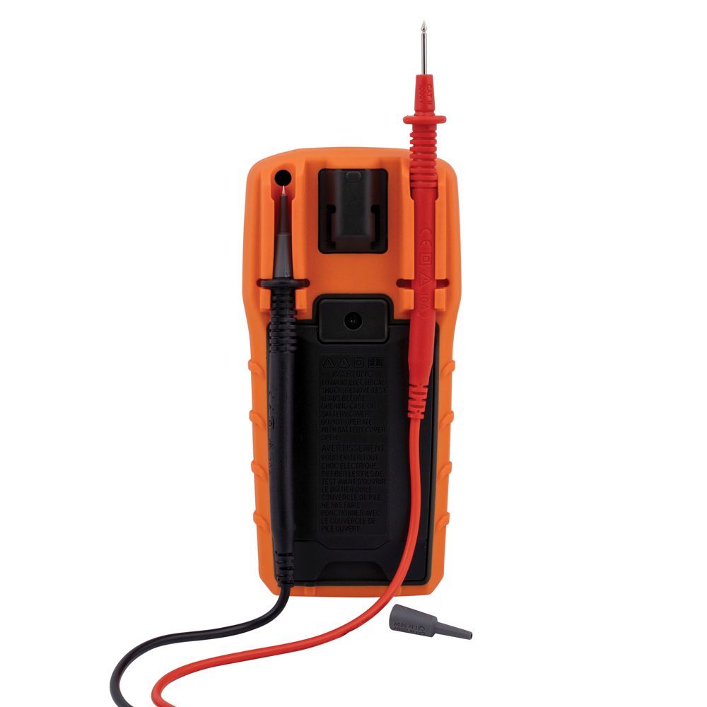 Klein Tools Digital Multimeter, TRMS Auto-Ranging, 600V, Temp