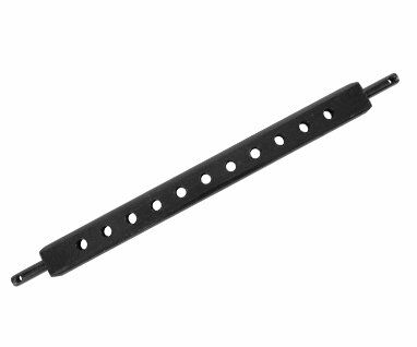 Forged Drawbar, Category 1, Powder Coated, Black, 7-Holes
