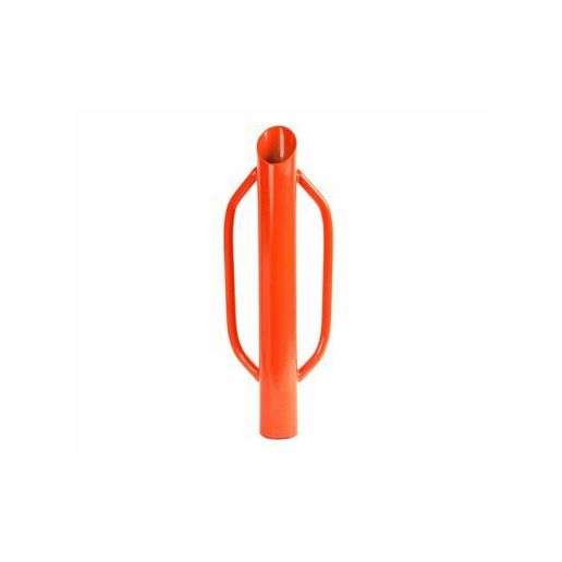Post Driver, With Handles, Powder Coated, Orange, 2.95" X 23.6"