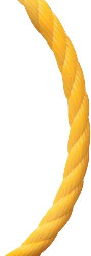 Koch Industries Yellow Twisted Polypropylene Rope, 1/2-In (Sold By The Foot)