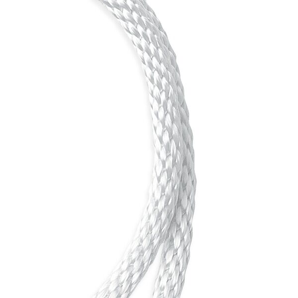 Koch Industries White Braided Nylon Rope, 1/8-In x 48-Ft