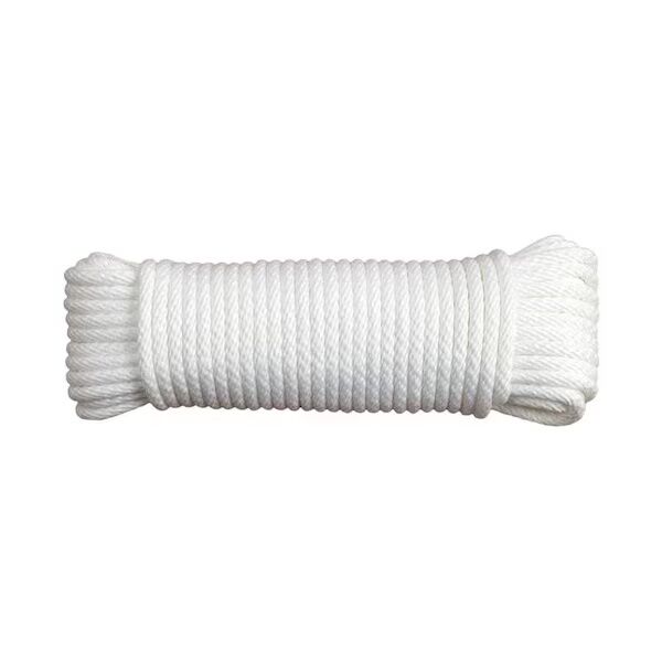 Koch Industries White Diamond Braid Polypropylene Rope, 3/16-In x 50-Ft