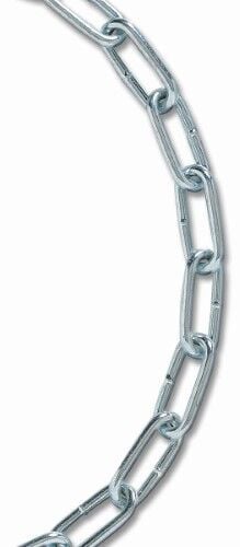 Koch Industries Straight Link Carbon Steel Coil Chain, 0.082-In X 10-Ft