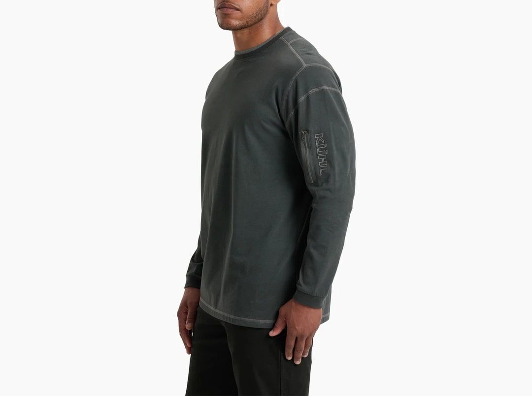 KUHL Men's Kommando Crew Shirt in Carbon
