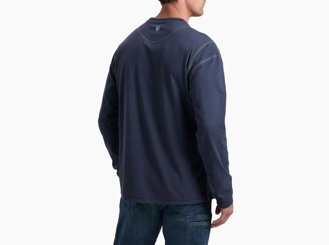KUHL Men's Kommando Crew Shirt in Mutiny Blue