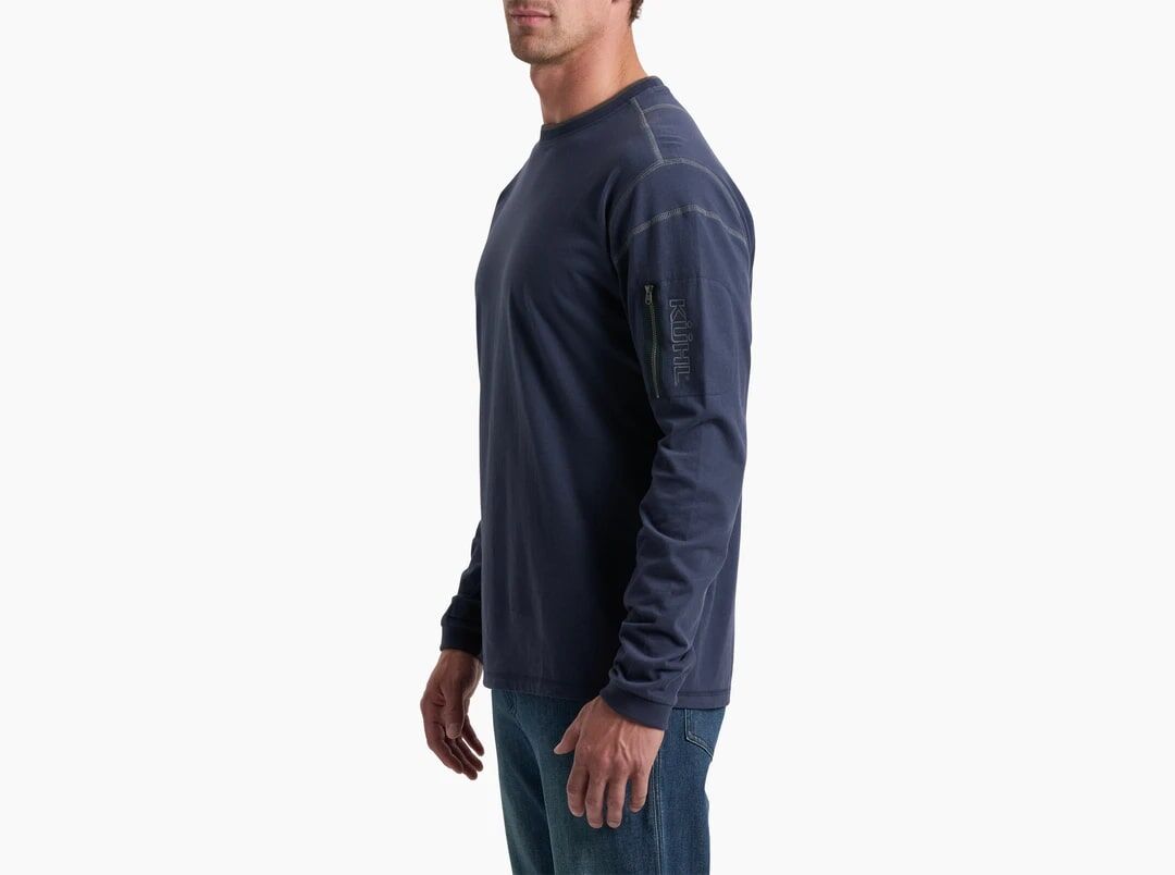 KUHL Men's Kommando Crew Shirt in Mutiny Blue