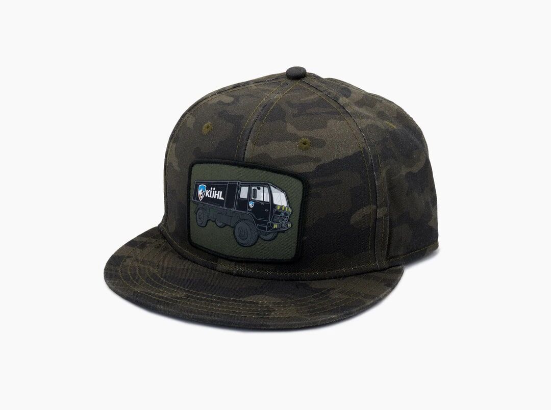 KUHL Men's Mule Flatbill Hat in Green Camo