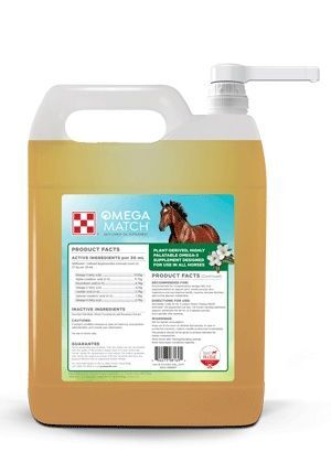 Purina Omega Match Ahiflower Oil Supplement, 1-Gal
