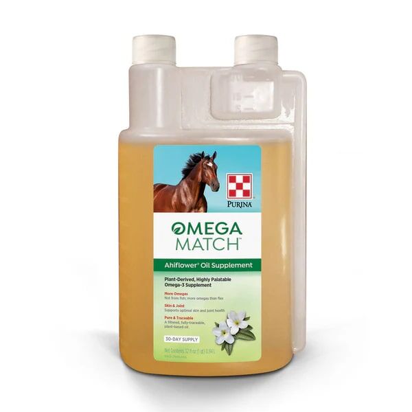 Purina Omega Match Ahiflower Oil Supplement, 32-Oz