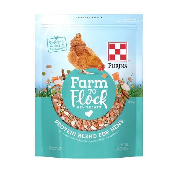 Purina Farm to Flock Protein Blend Hen Treats, 7.5-Lb