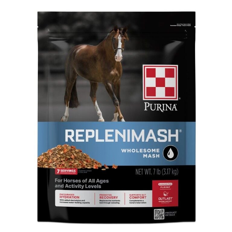 Purina RepleniMash Horse Mash, 7-Lb
