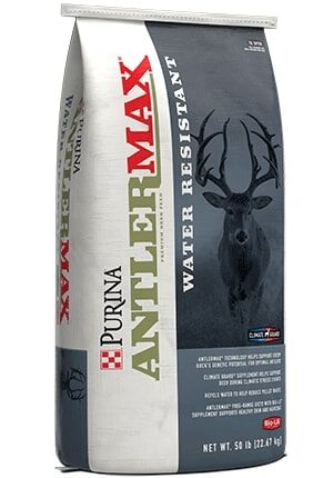 Purina AntlerMax Water Shield Deer 16 With Climate Guard And Bio-LG Feed, 50-LB