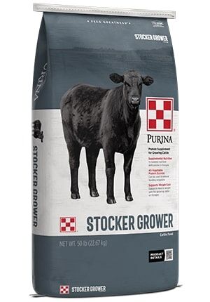 Purina 14% Cattle Textured Stocker/Grower, 50-lb bag