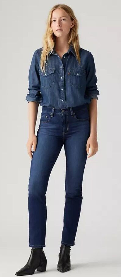 Levi's Women's 724 High Rise Slim Straight Jeans