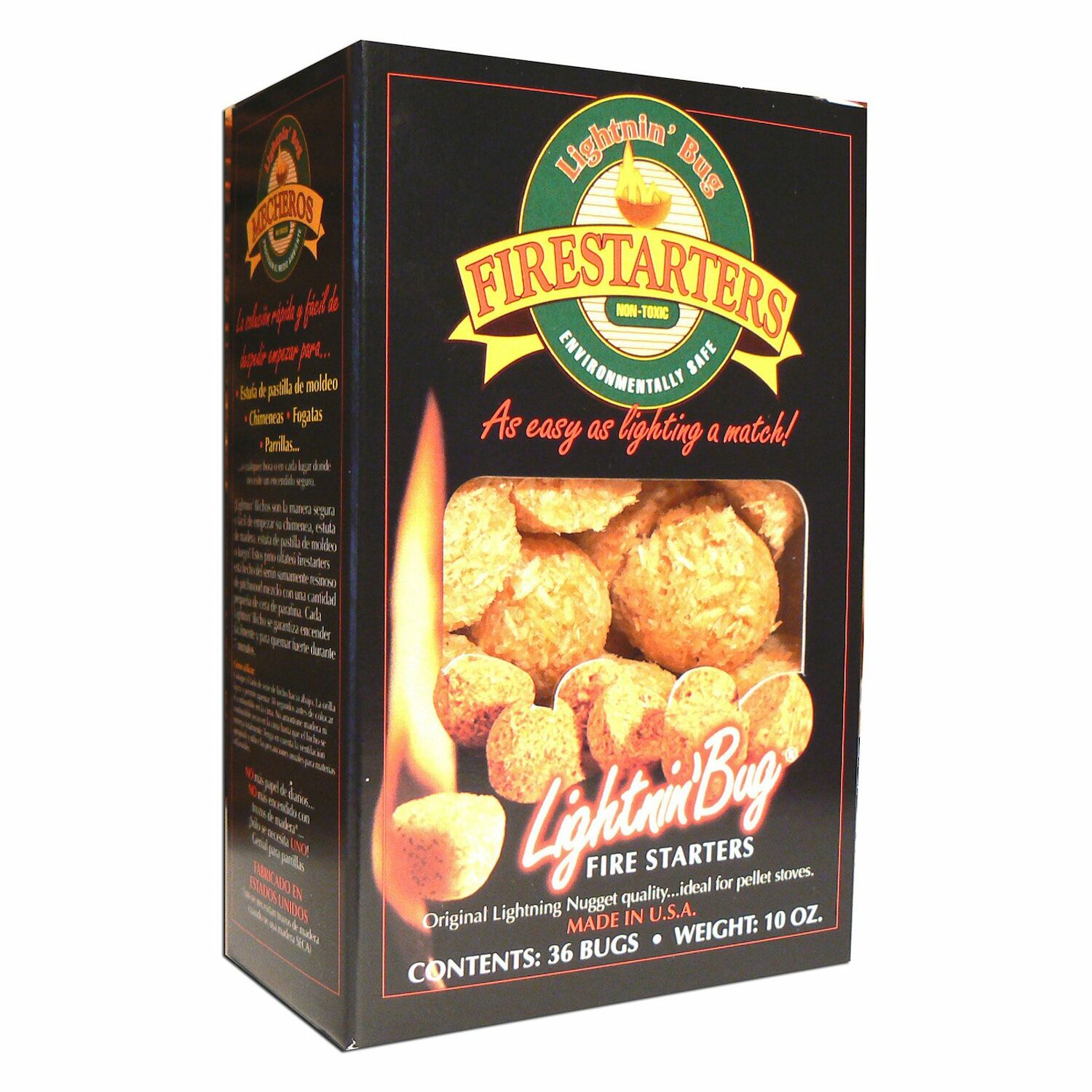 Lightning Nuggets Lightnin' Bug Firestarters, 36-Pk