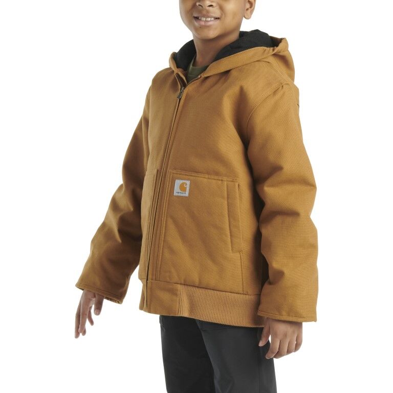 Carhartt Boy's Flannel Quilt Lined Active Jac