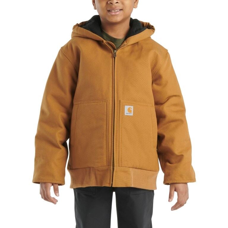 Carhartt Boy's Flannel Quilt Lined Active Jac