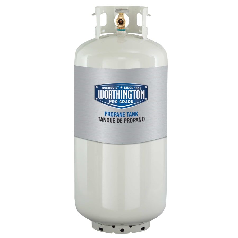 Worthington Steel Portable Propane Tank, 30-Lb