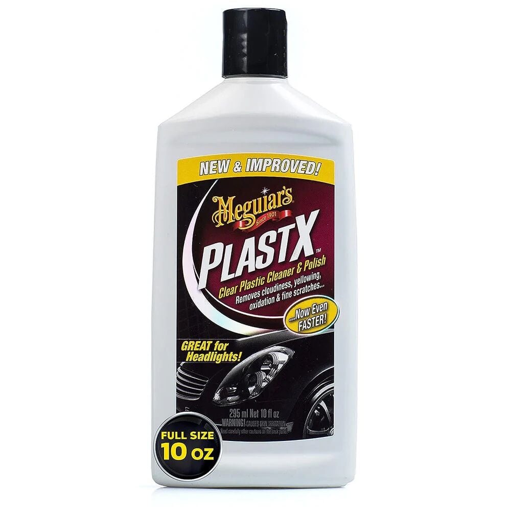 Meguiar's PlastX Clear Plastic Cleaner & Polish, 10-Oz