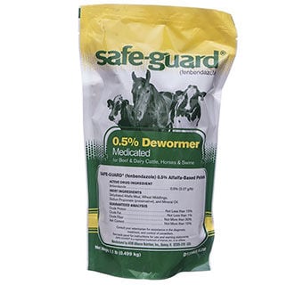 Safe-Guard Medicated Additive Pellet Dewormer 0.5%, 1-Lb