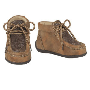 M & F Western Kids' Jed Twister Casual Shoe in Tan