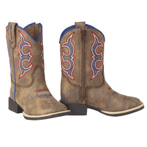 M & F Western Kids' Hannah Twister Toddler Boot in Brown