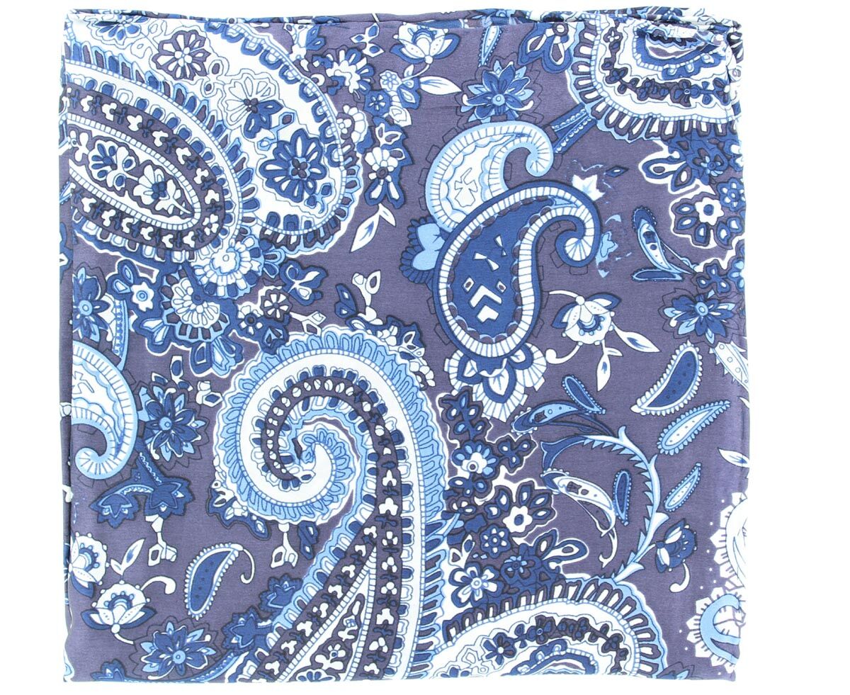 M & F Western Paisley Wild Rag, 33-In