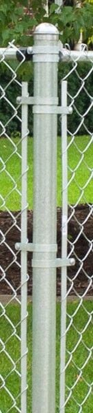 Yardgard 72 In. H 16 Gauge Metal Chain Link Fence Terminal Post - Case Of: 1