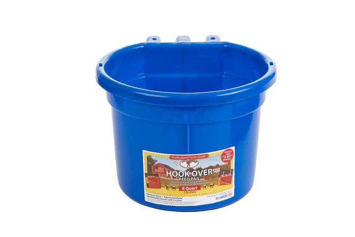 Miller Manufacturing Hook Over Feed Pail, 8-Qt