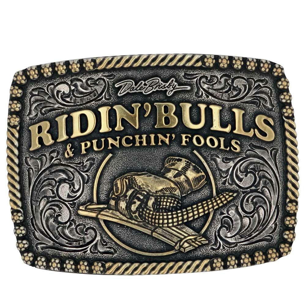 Montana Silversmiths Dale Brisby Bulls & Fools Attitude Belt Buckle