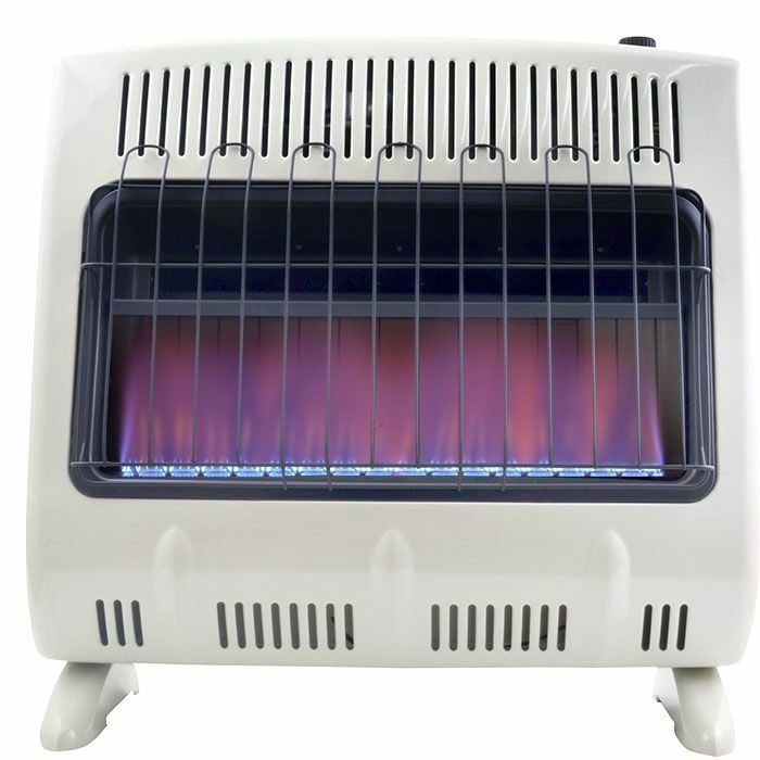 30,000 Btu Vent Free Blue Flame Natural Gas Heater