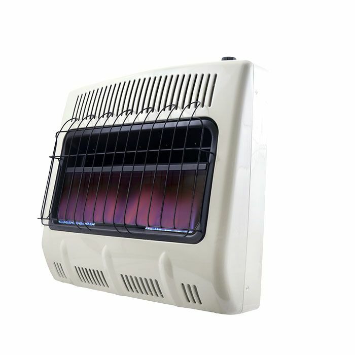 30,000 Btu Vent Free Blue Flame Natural Gas Heater