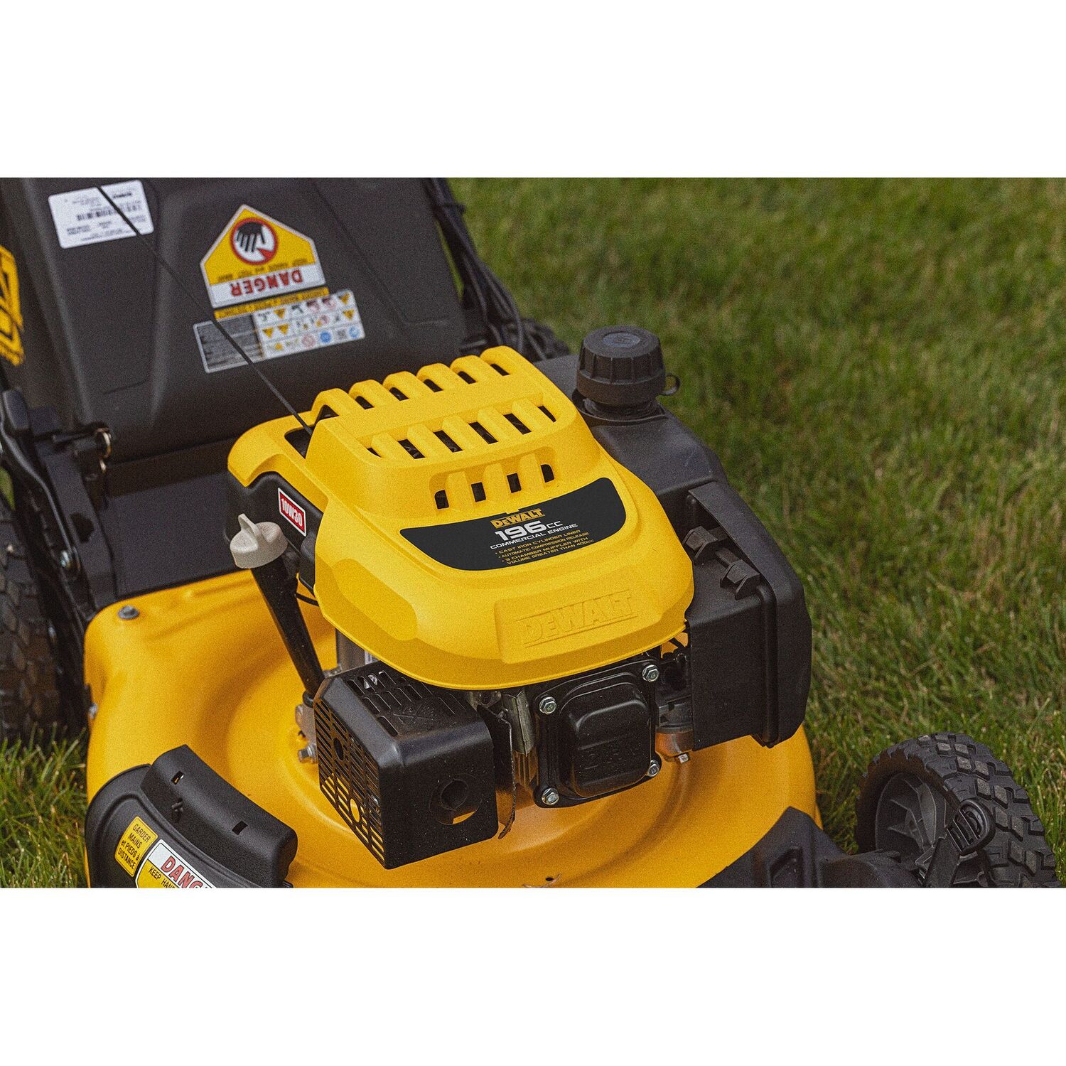 DEWALT 196cc RWD 3-In-1 21-In Gas Walk Behind Lawn Mower
