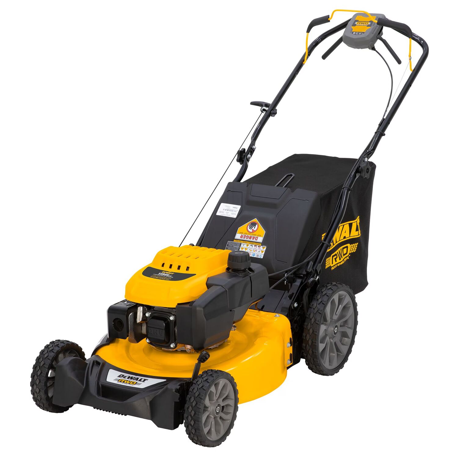 DEWALT 196cc RWD 3-In-1 21-In Gas Walk Behind Lawn Mower
