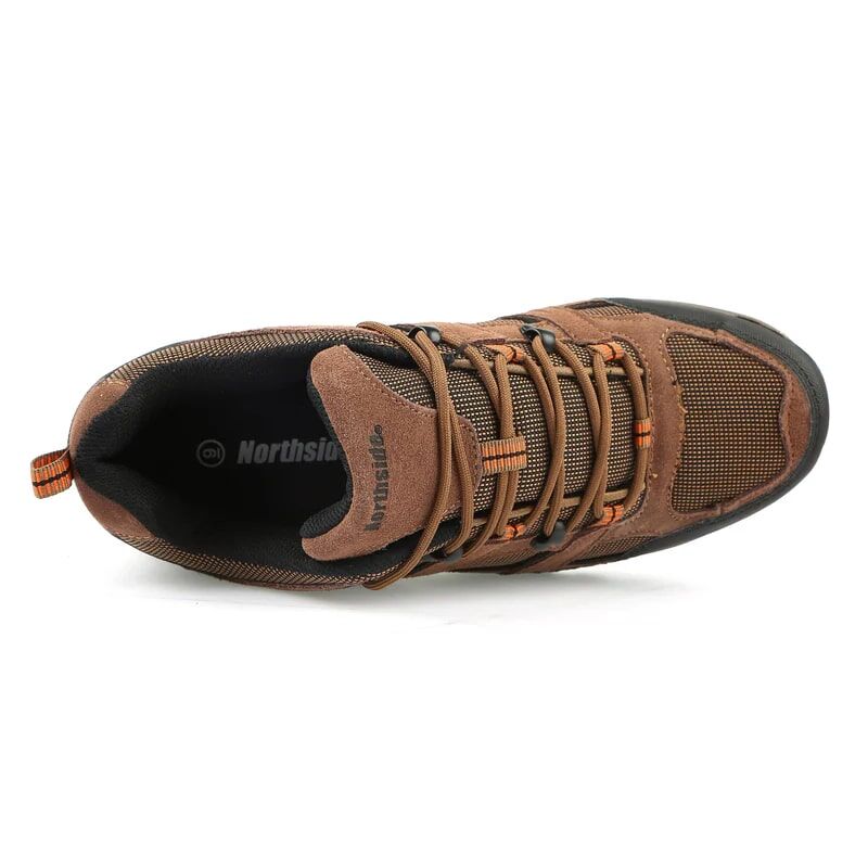 Northside Men's Monroe Low Hiking Shoe in Brown