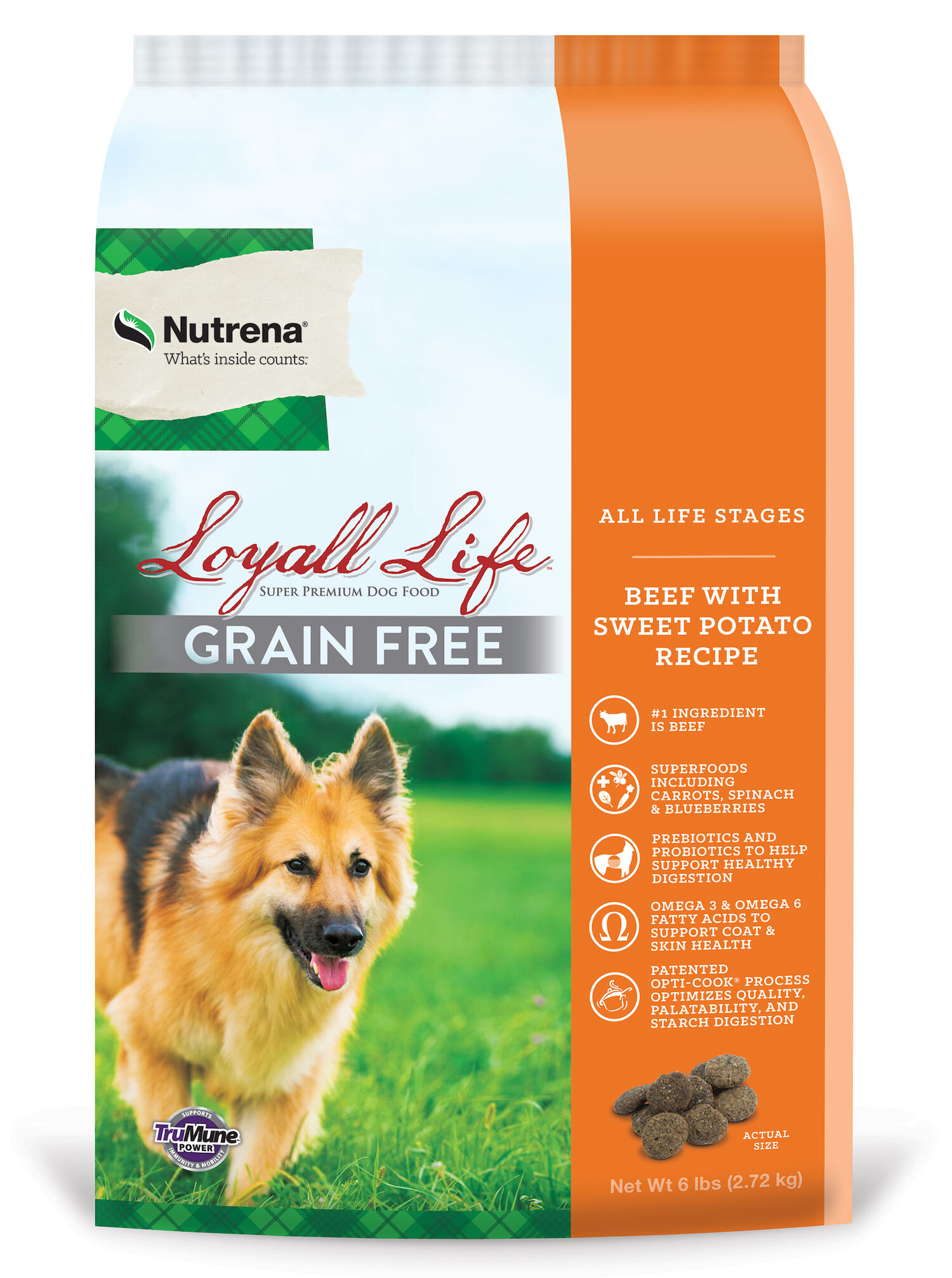 Loyall Life Grain Free Beef & Sweet Potato All Life Stages Dog Food, 6-Lb Bag