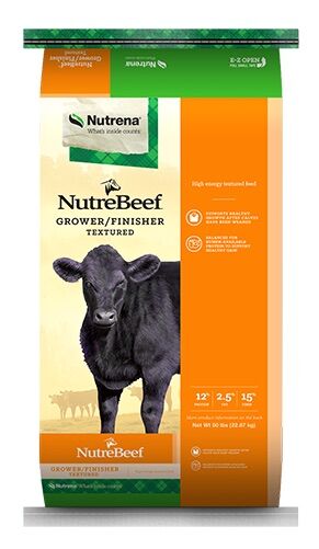 NutreBeef Grower-Finished Textured, 50-Lb
