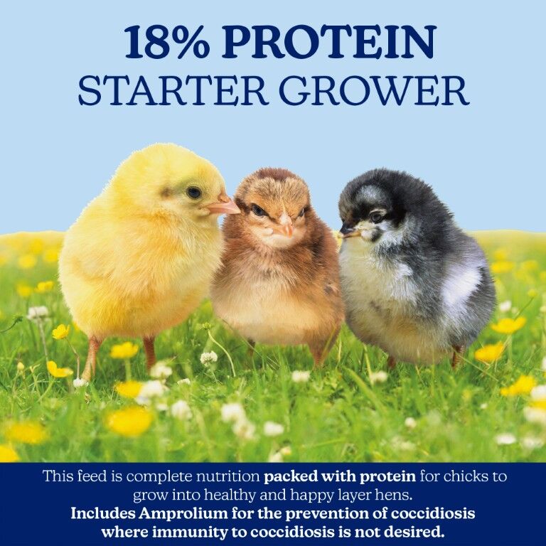 Nutrena NatureWise Chick Starter Grower 18% Protein Crumble Medicated, 40-Lb
