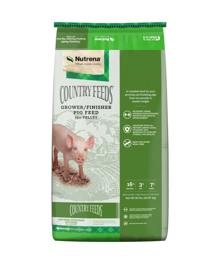 Nutrena Country Feeds Grower/Finisher Pig Feed, 50-Lb