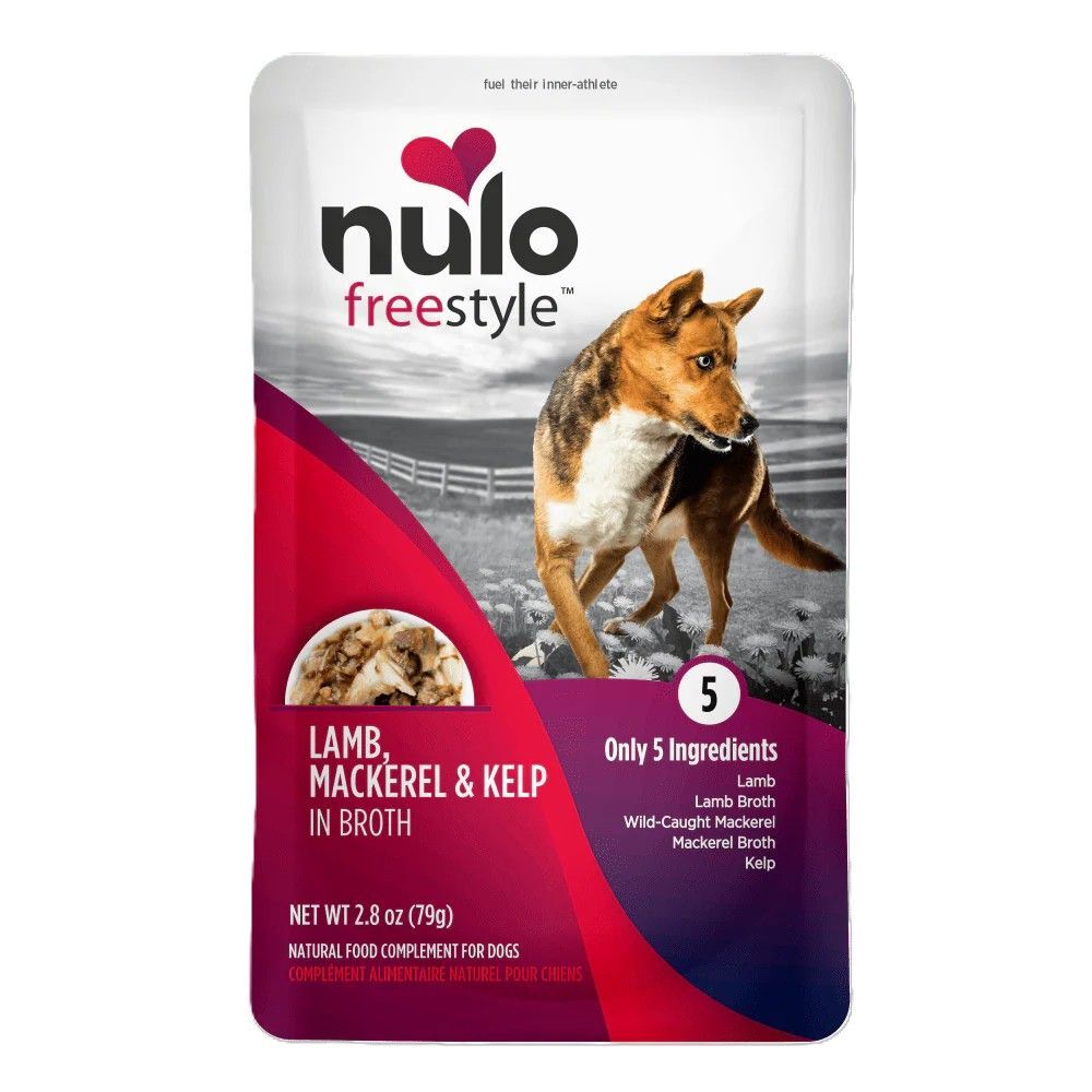 Nulo FreeStyle Lamb, Mackerel & Kelp In Broth Recipe Dog Food, 2.8-Oz