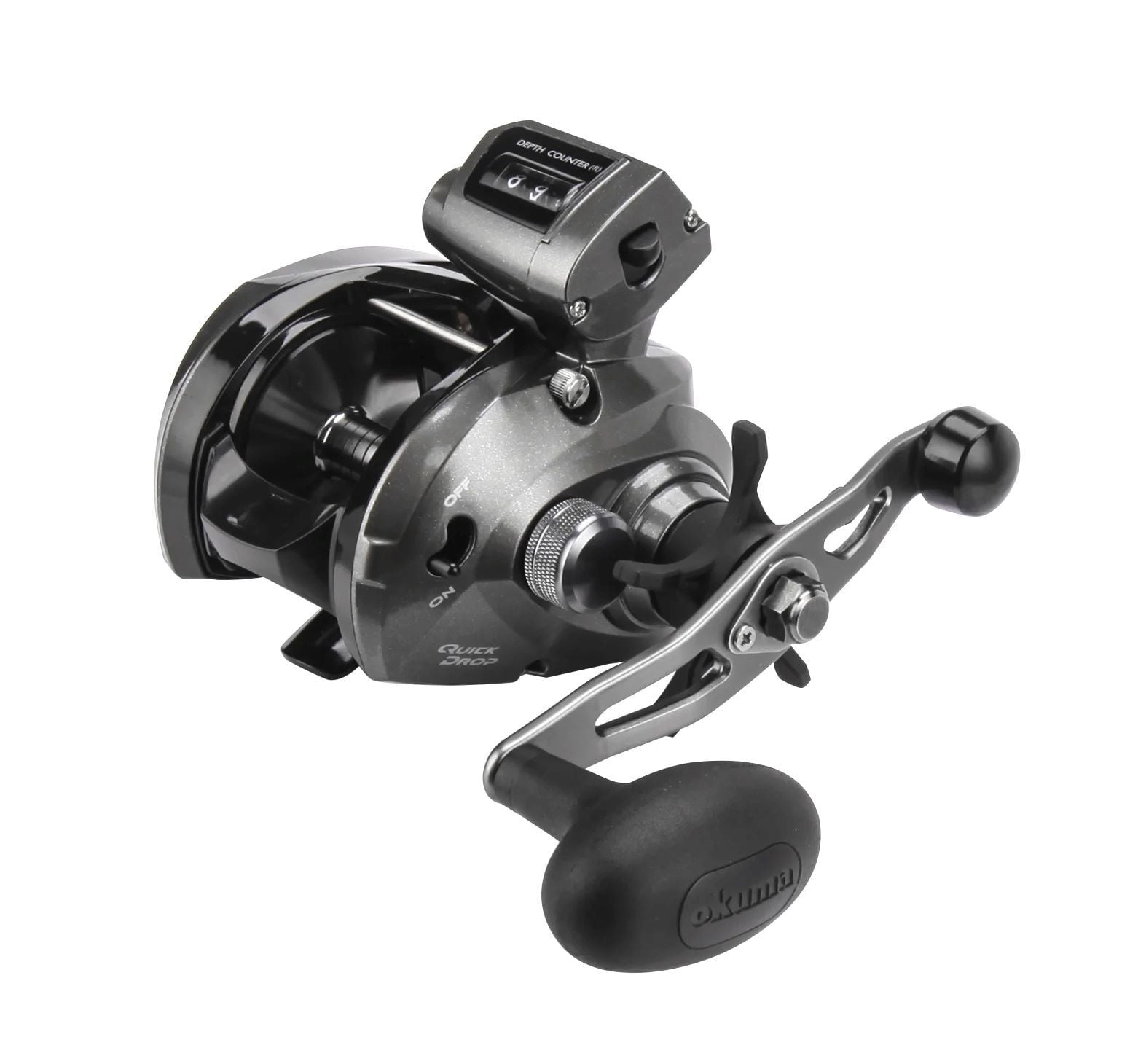 Okuma Convector Low-profile Line Counter 163 Baitcaster Reel, Left Handed